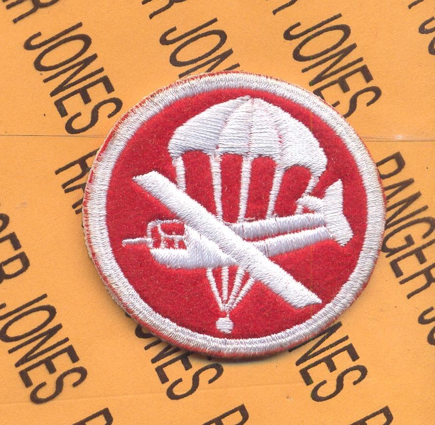 US Army Airborne Artillery Regt Parachute Glider Waco Enlisted Hat patch #60