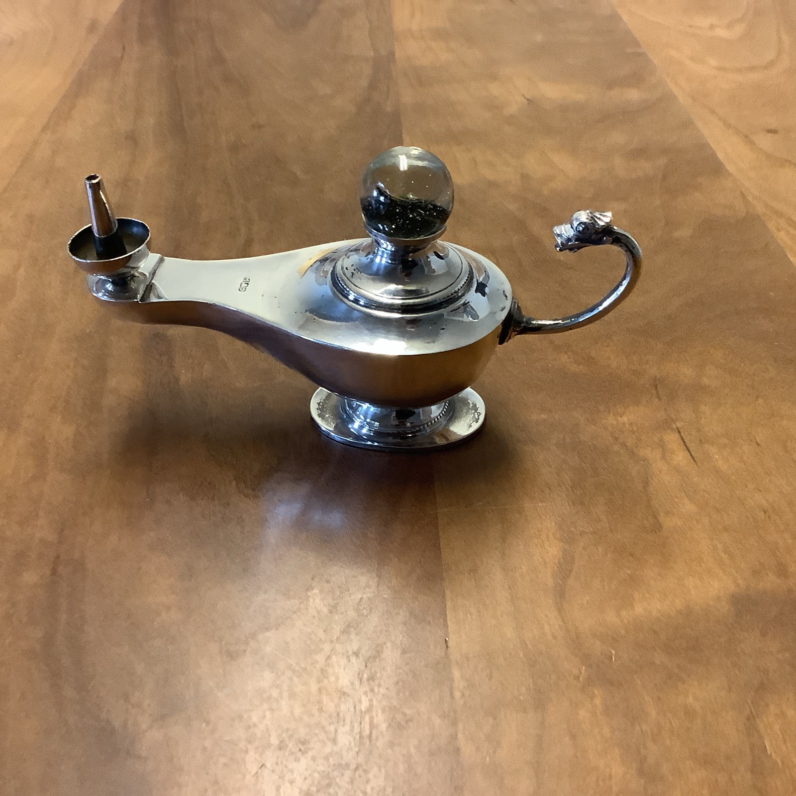 Sterling Silver Small Aladdin’s Lamp Hallmarked