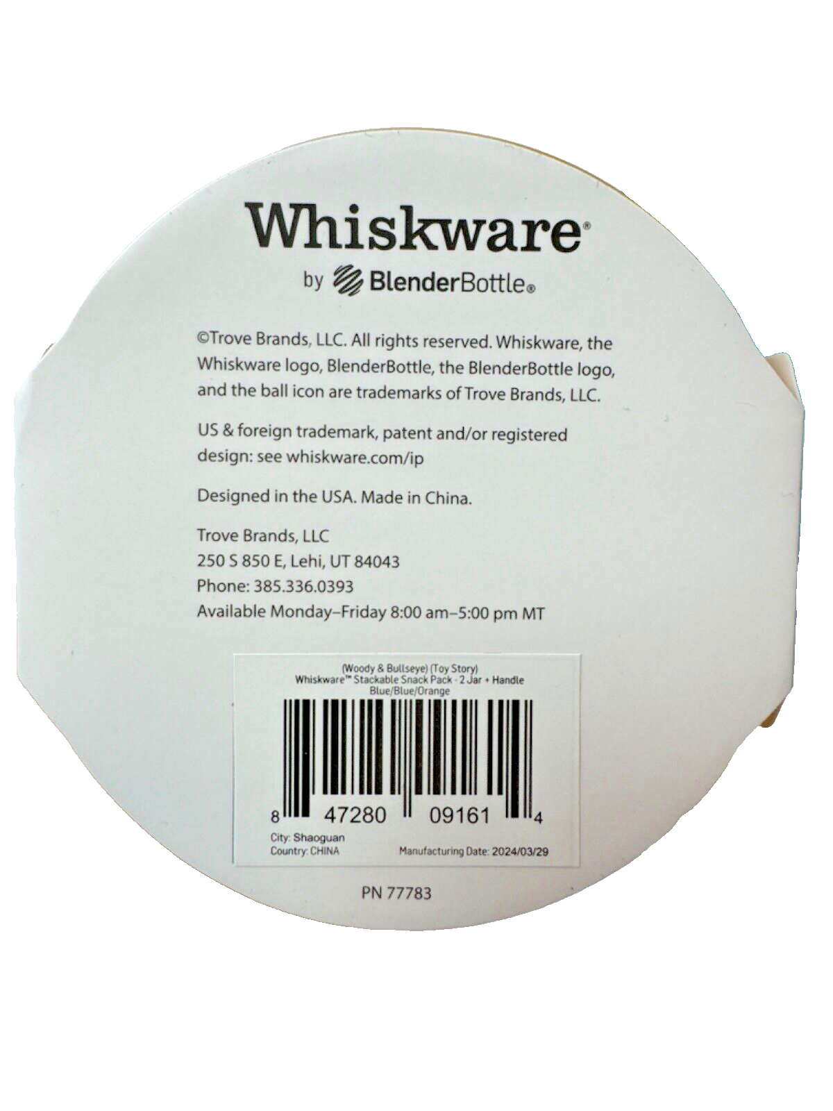 DISNEY-Whiskware by Blender Bottle -Kids Locking Snack Cups -Stocking Stuffers!!