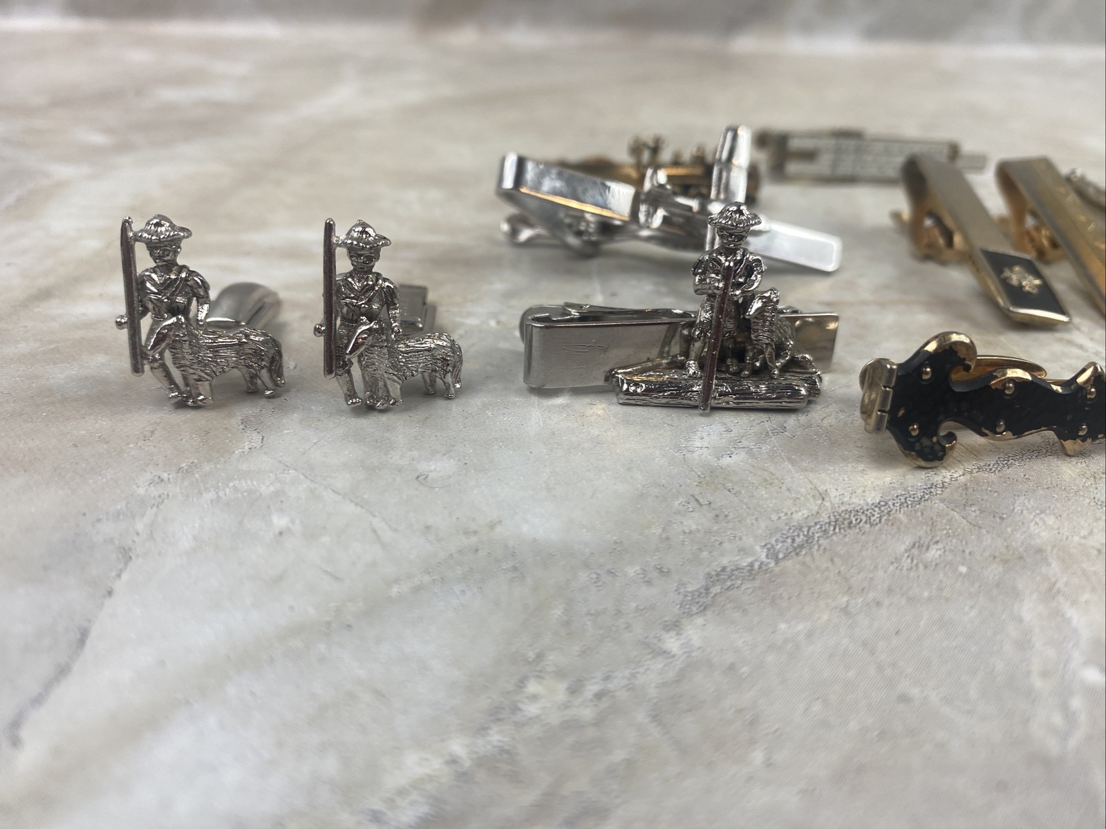 VTG Tie Clip Pin Lot