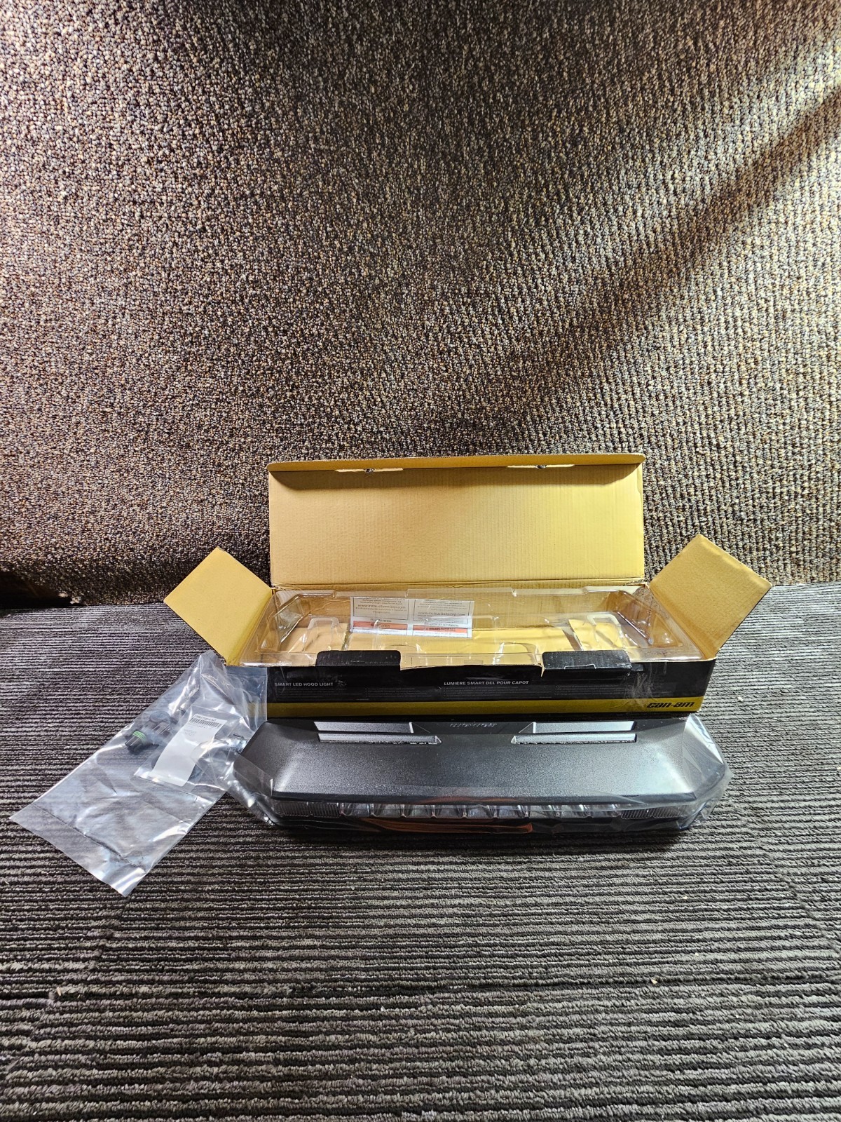 Can Am 715009299 16.50" (42 cm) Defender HD11 Smart LED Hood Light, Black