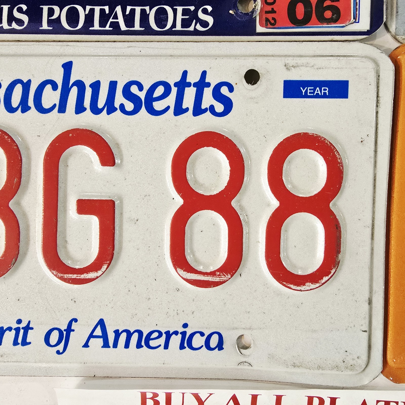 License Plate Lot RI MA ID IL🔥FREE📬🔥Rhode Island Massachusetts Idaho Illinois