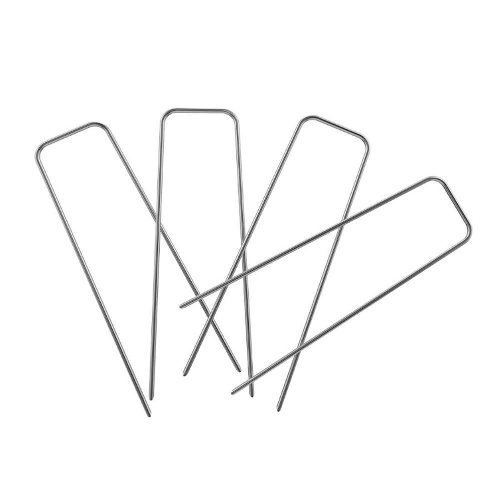 6 inch Landscape Sod Staples Sturdy Garden Stakes Weed Barrier Fabric Pins 500 x