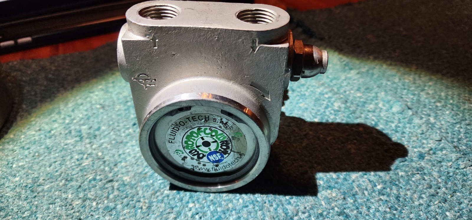 Fluid-o-Tech PA0801HNEDN0000 Rotary Vane Pump NSF, Stainless Steel 250 GPH Italy