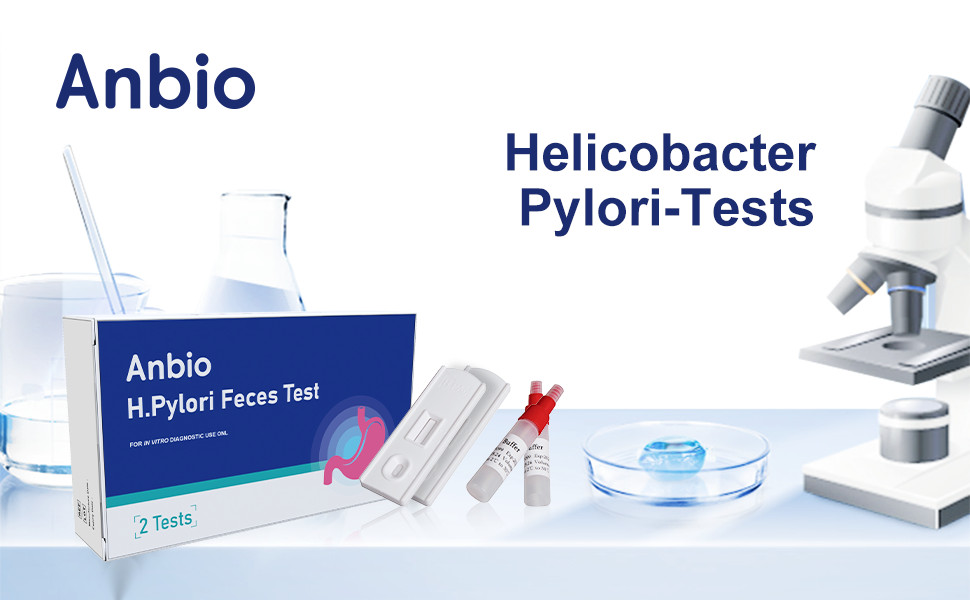 2 pcs * Helicobacter Pylori Tests for home use H.P Test Kit Antigen Rapid Test