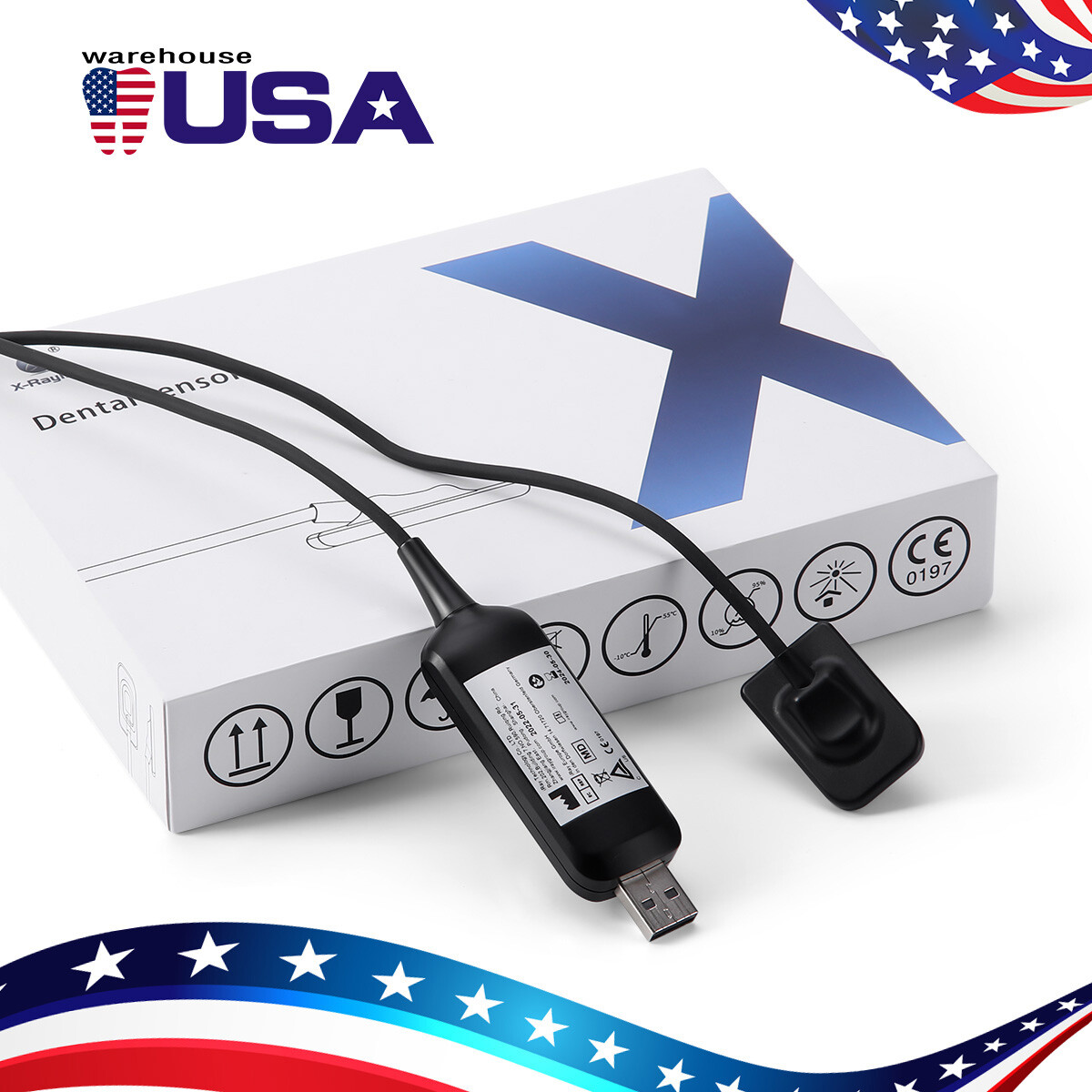 Dental X Portable Unit Ray Machine High Frequency/X Sensor Ray Size 1/2 rx Rayos