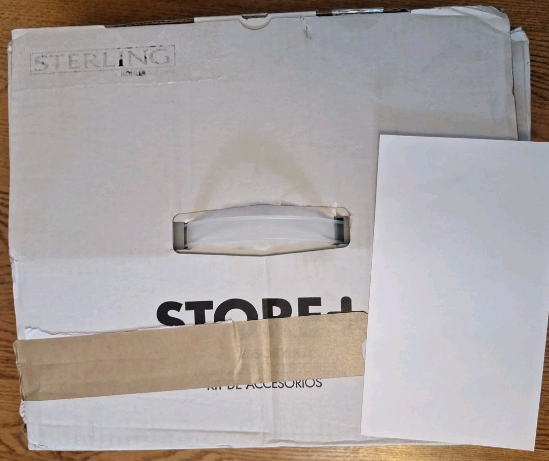 Kohler STERLING STORE+ 88038700-0 White Family 12-Piece Shelf Accessory Kit