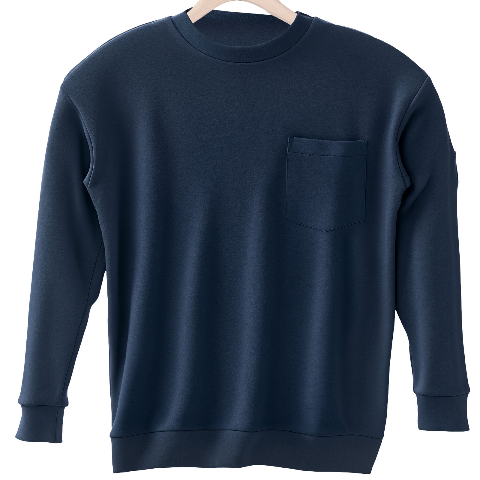 VEVOR FR Shirt Flame Resistant Long Sleeve Workwear for Men Navy Blue M