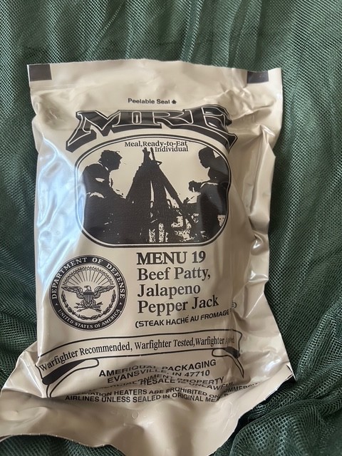 Official Ameriqual Military MRE Individual Single Meal You Pick Exp. 2027.