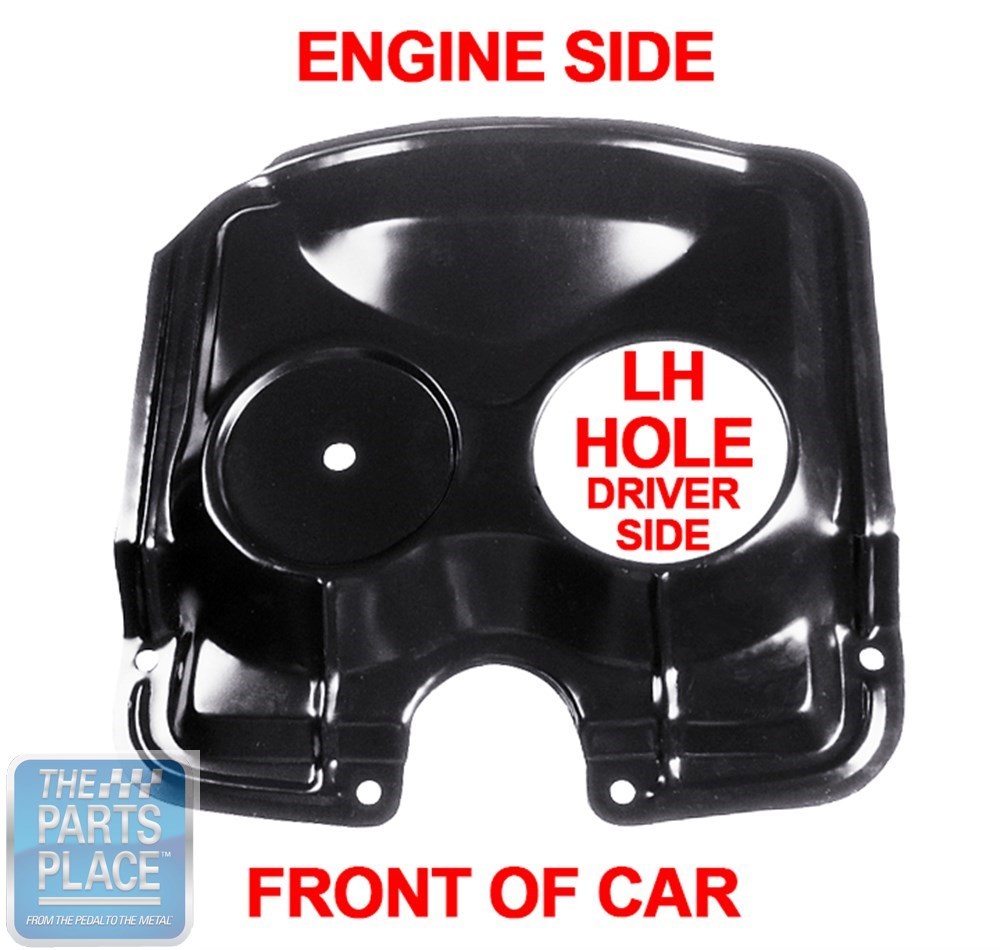 65-67 Pontiac GTO / LeMans Fan Guard / Finger Guard - Steel OEM - Left Hand Hole