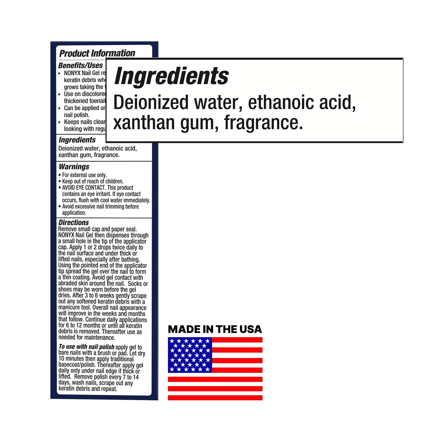 NONYX Fungal Nail Clarifying Gel - Discolored, Thick, Brittle Nails