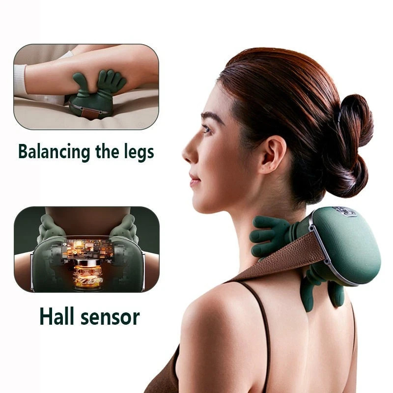 The Handiva Massager with Heat Neck Massagers, Deep Tissue 3D Kneading Shiatsu