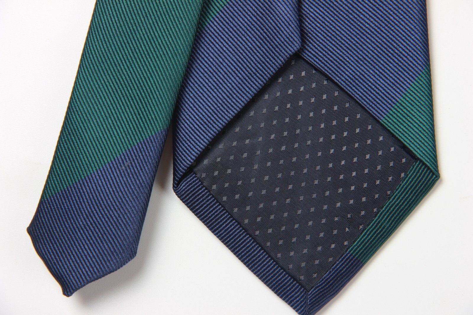 New Classic Striped Green Blue JACQUARD WOVEN 100% Silk Men's Necktie Tie