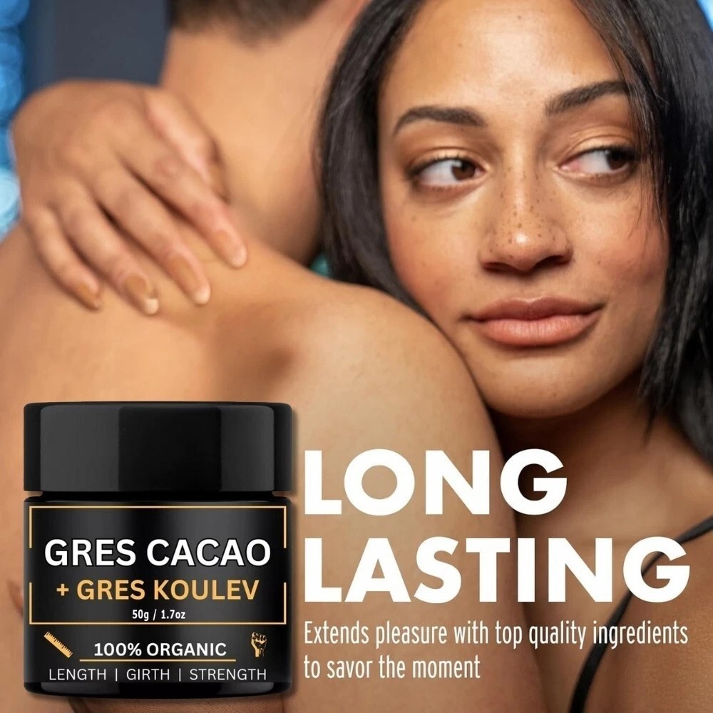 Gres Cacao Male Enhancement Organic Gres Koulev Oil, Longer & Thicker - 50ml