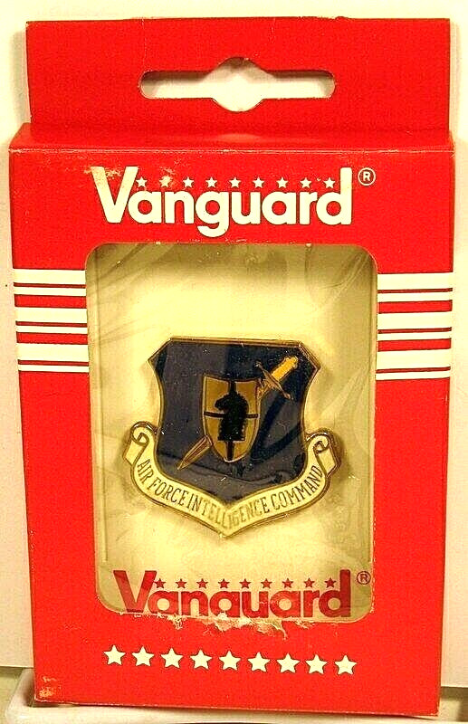 USAF Air Force Intelligence Command Beret Insignia Badge Crest Pin Full Color