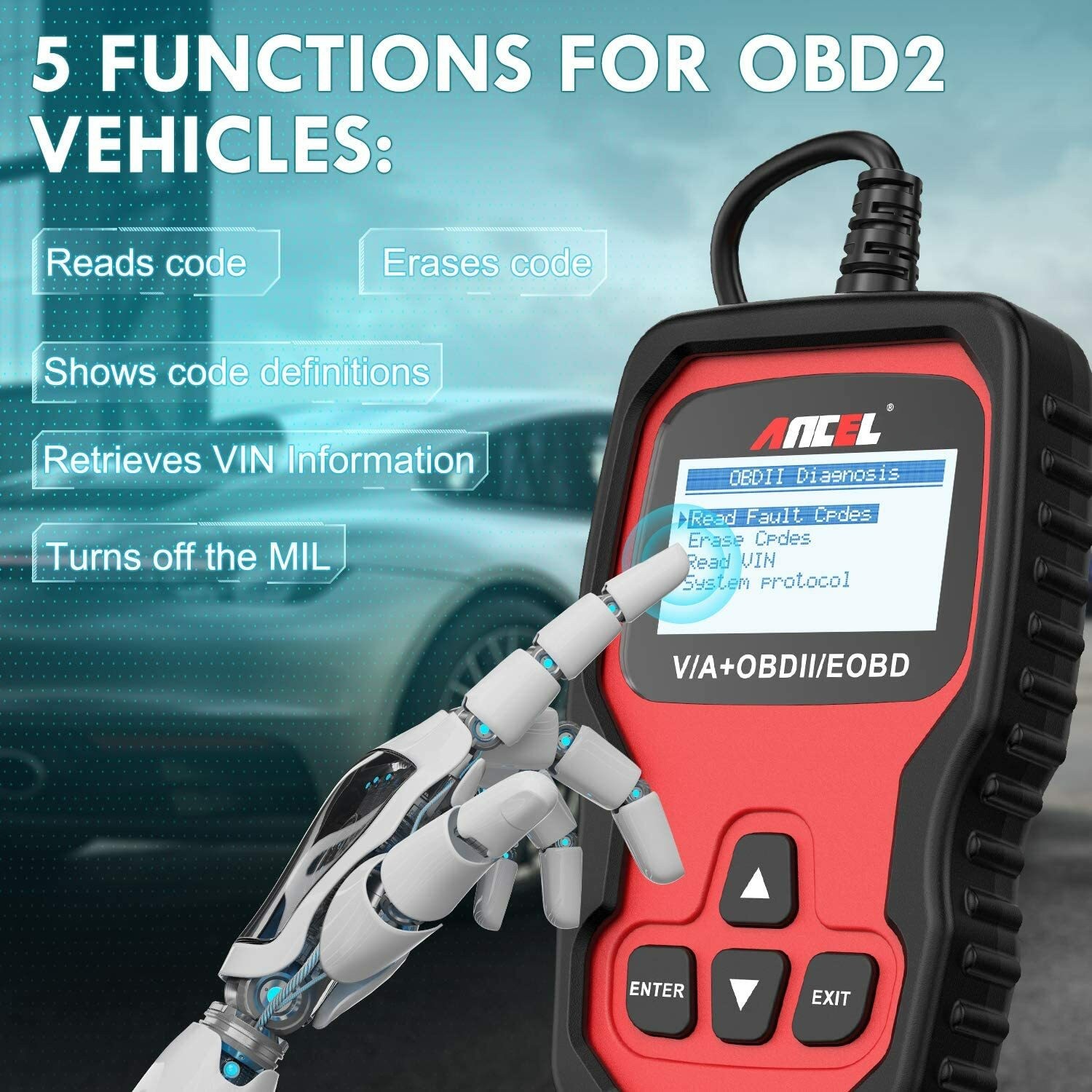 Fit For VW Audi Car Full System OBD2 Scanner Code Reader Scan Tool Oil EPB Reset