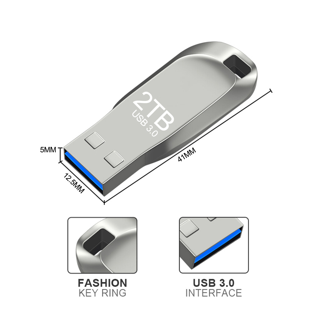 1TB/2TB USB 3.0 Flash Drive Thumb U Disk Memory Stick Pen PC Laptop Storage lot