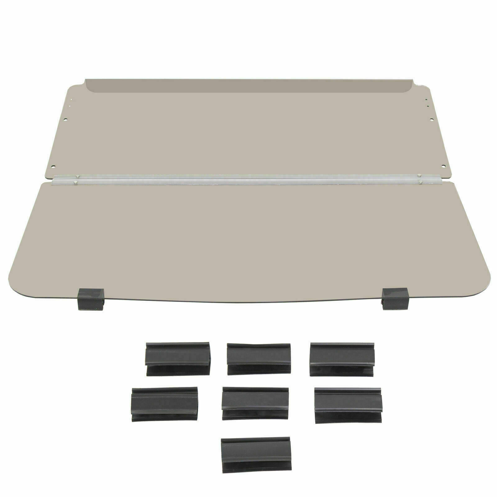 Folding Acrylic Smoke Tinted Windshield for 1982-2000.5 Club Car DS Golf Cart