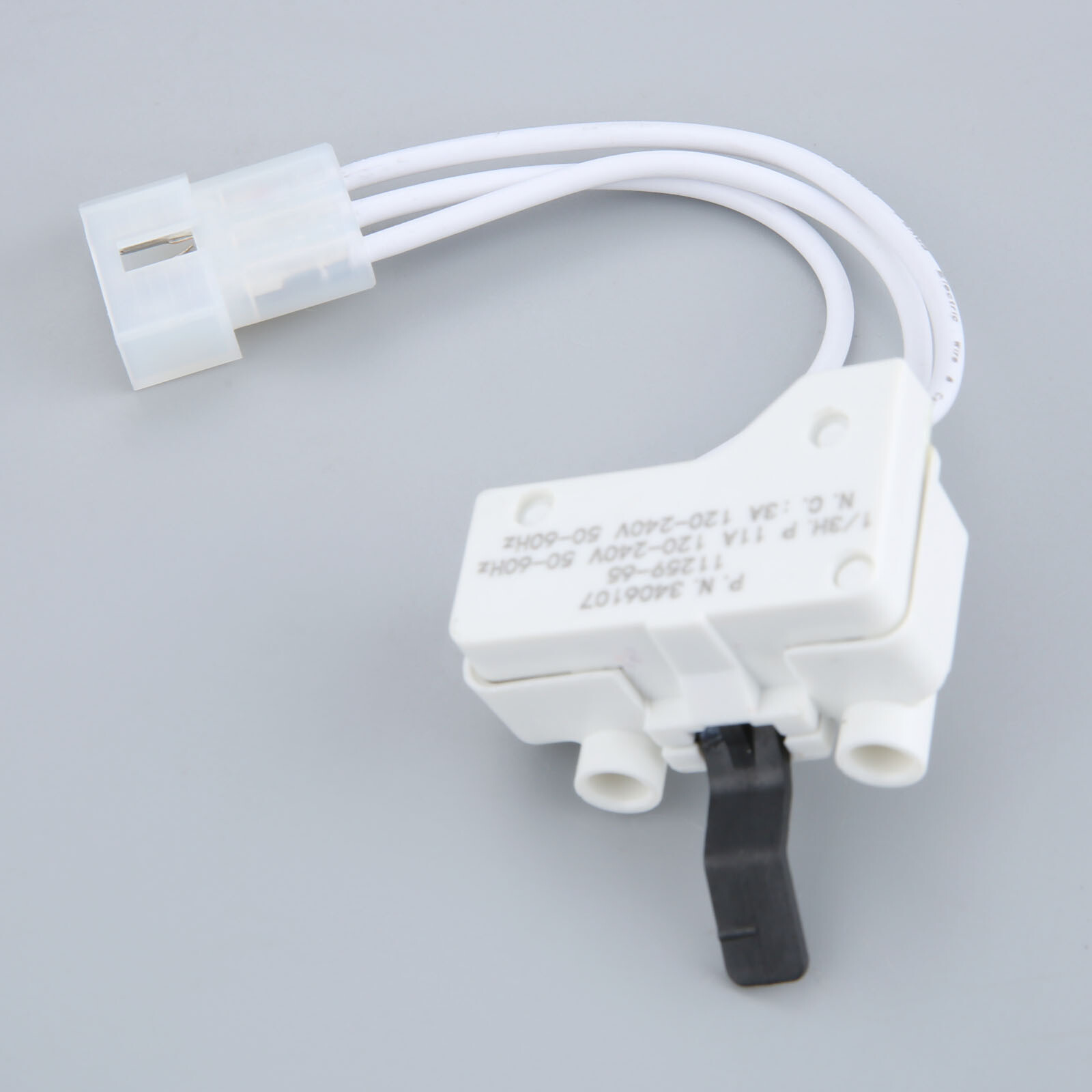 Dryer Door Switch Assembly Replacement for Whirlpool, Kenmore, Maytag 3406107