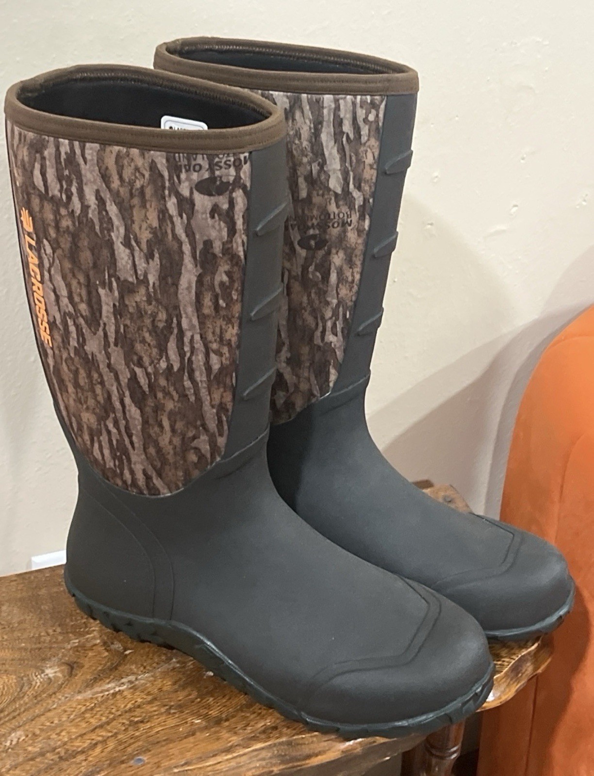 Men’s LaCrosse AlphaLite 16” MossyOak Bottomland 5mm Hunting Boots 14 Waterproof