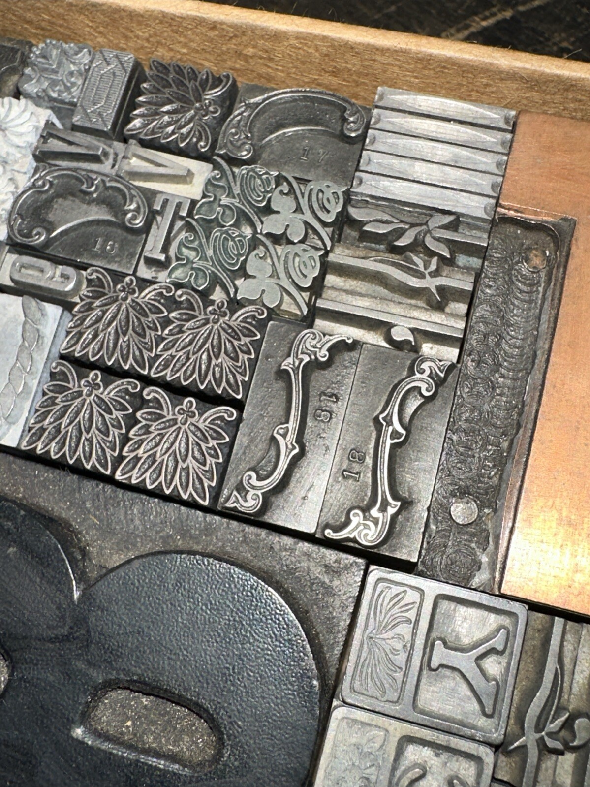 Printing Blocks Ornamentals Borders Dingbats. Wonderful Variety!! #54 Beautiful!