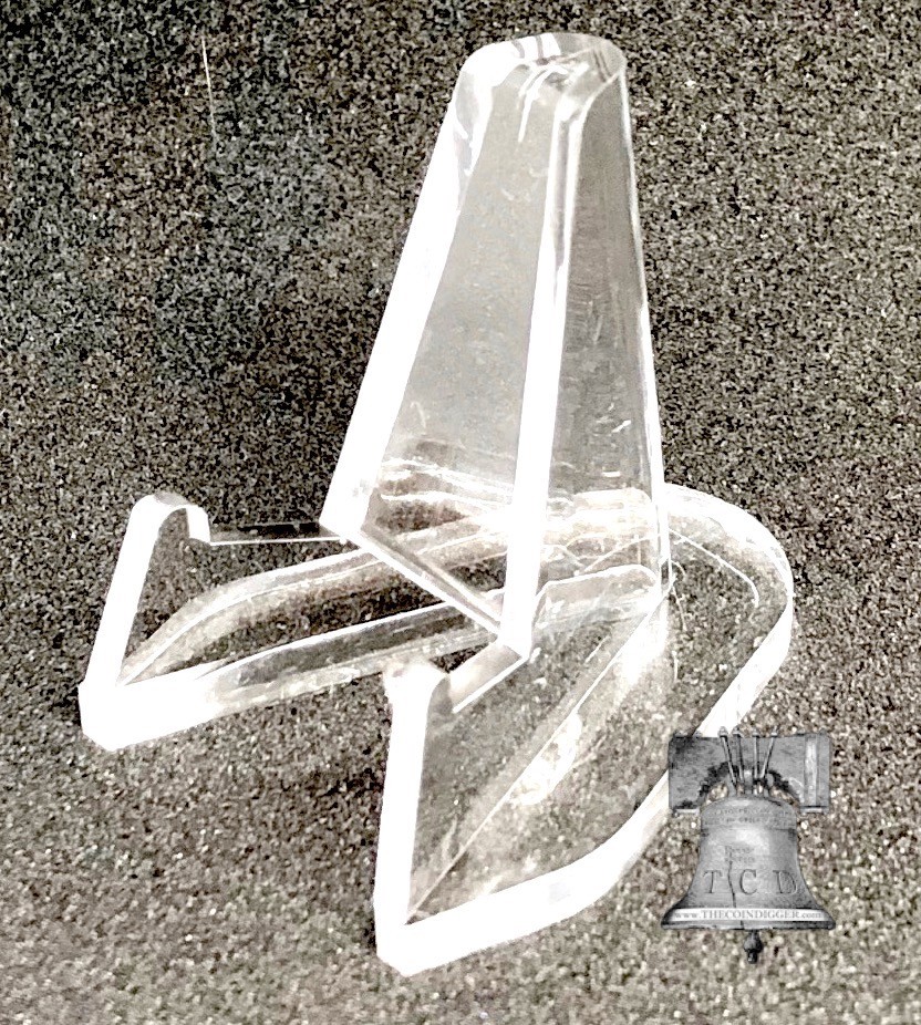 10 Display Stand Easel for Pocket Knives Small Knife Stands USA Air-tite CLEAR