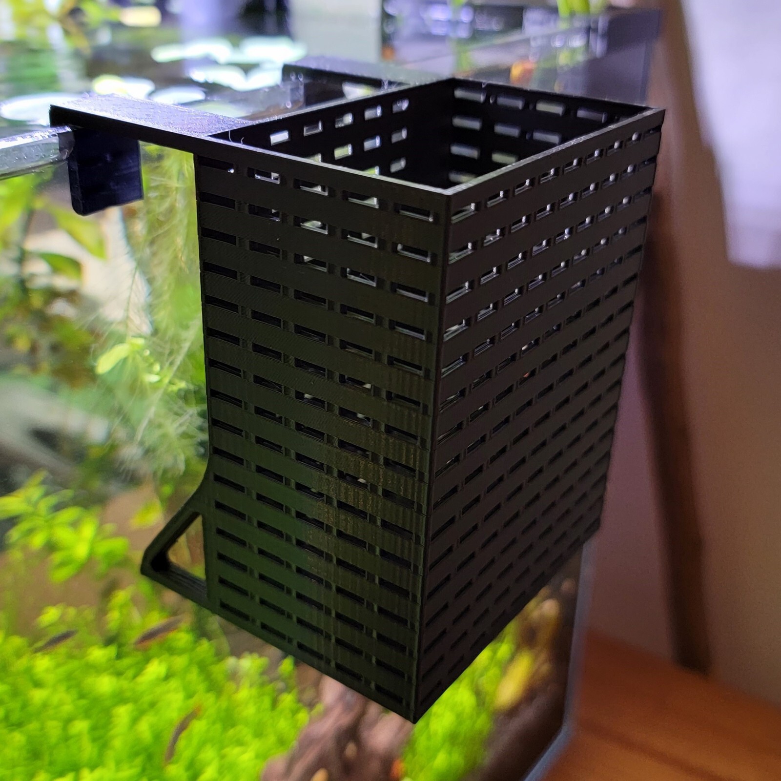 Fishkeeping3D™ Hanging Planter for Aquarium Emersed Plants Aquatic Plant Pot