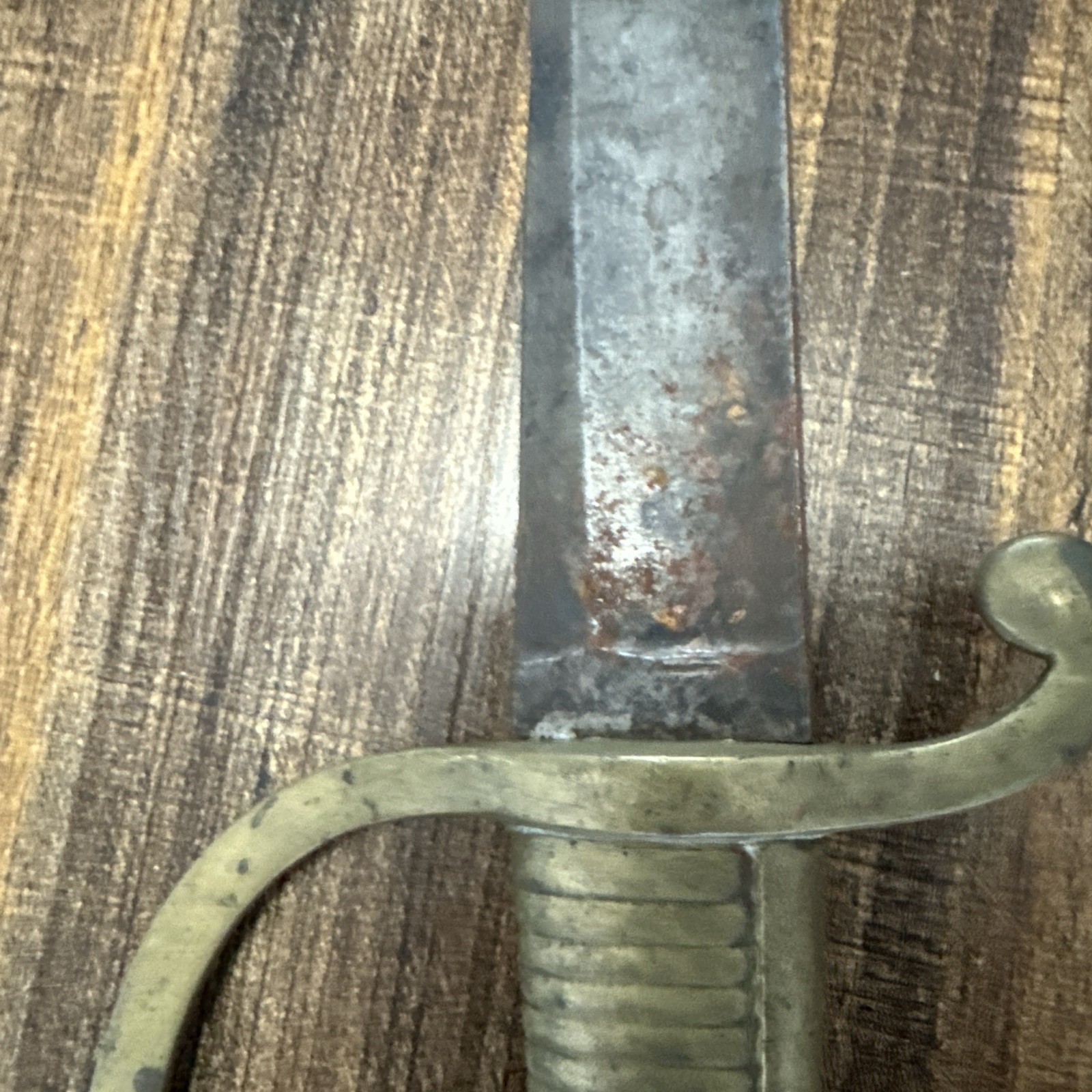 1800s French Calvary Sword Napoleonic Era Sword Brass Steel Artillery Sword