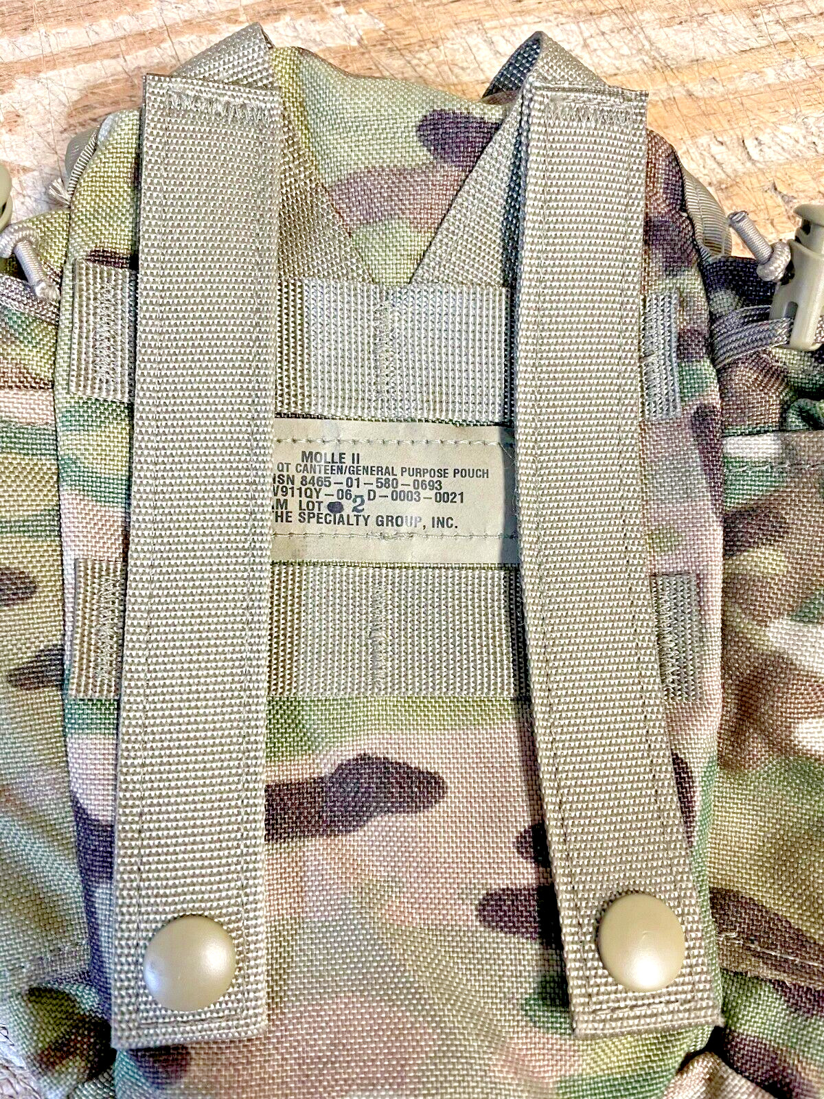 USGI Military MOLLE 1 QT CANTEEN COVER Carrier Utility Pouch OCP Multicam MINT
