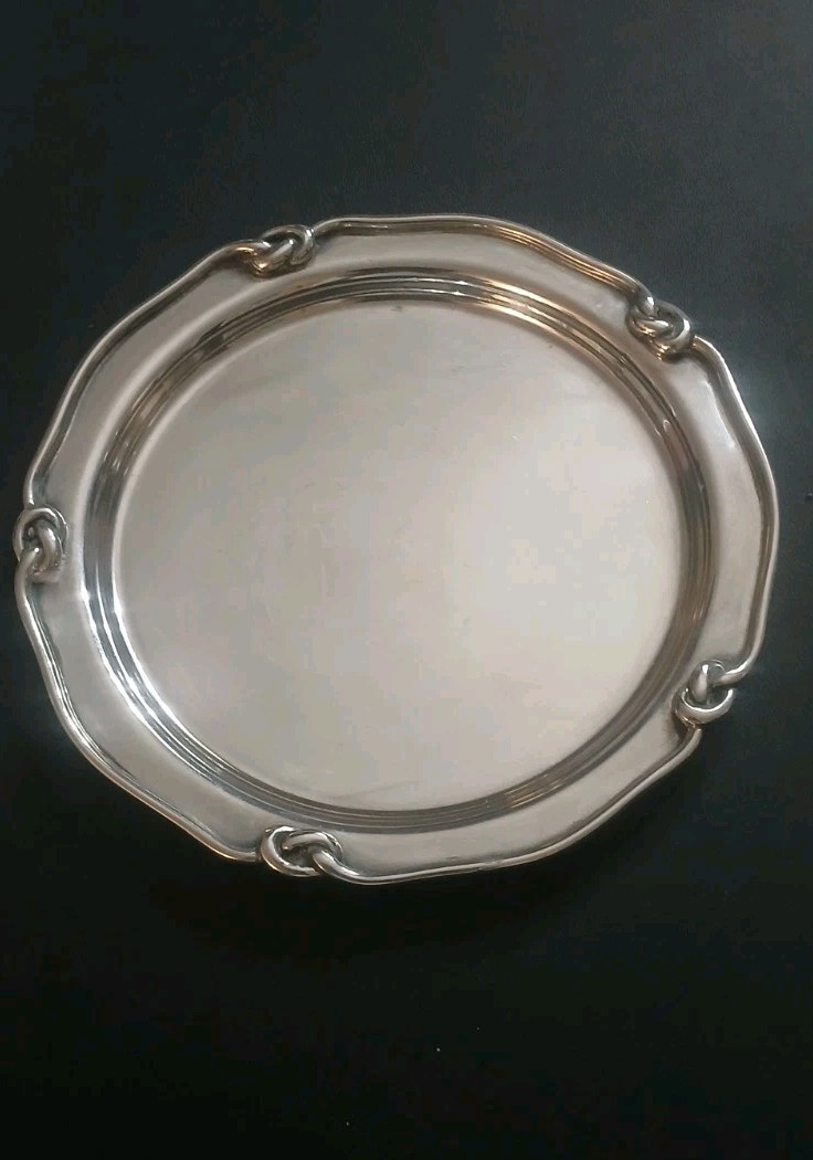 Antique German Sterling Silver Koch Bergfeld and Breman Small Tray Hallmarked