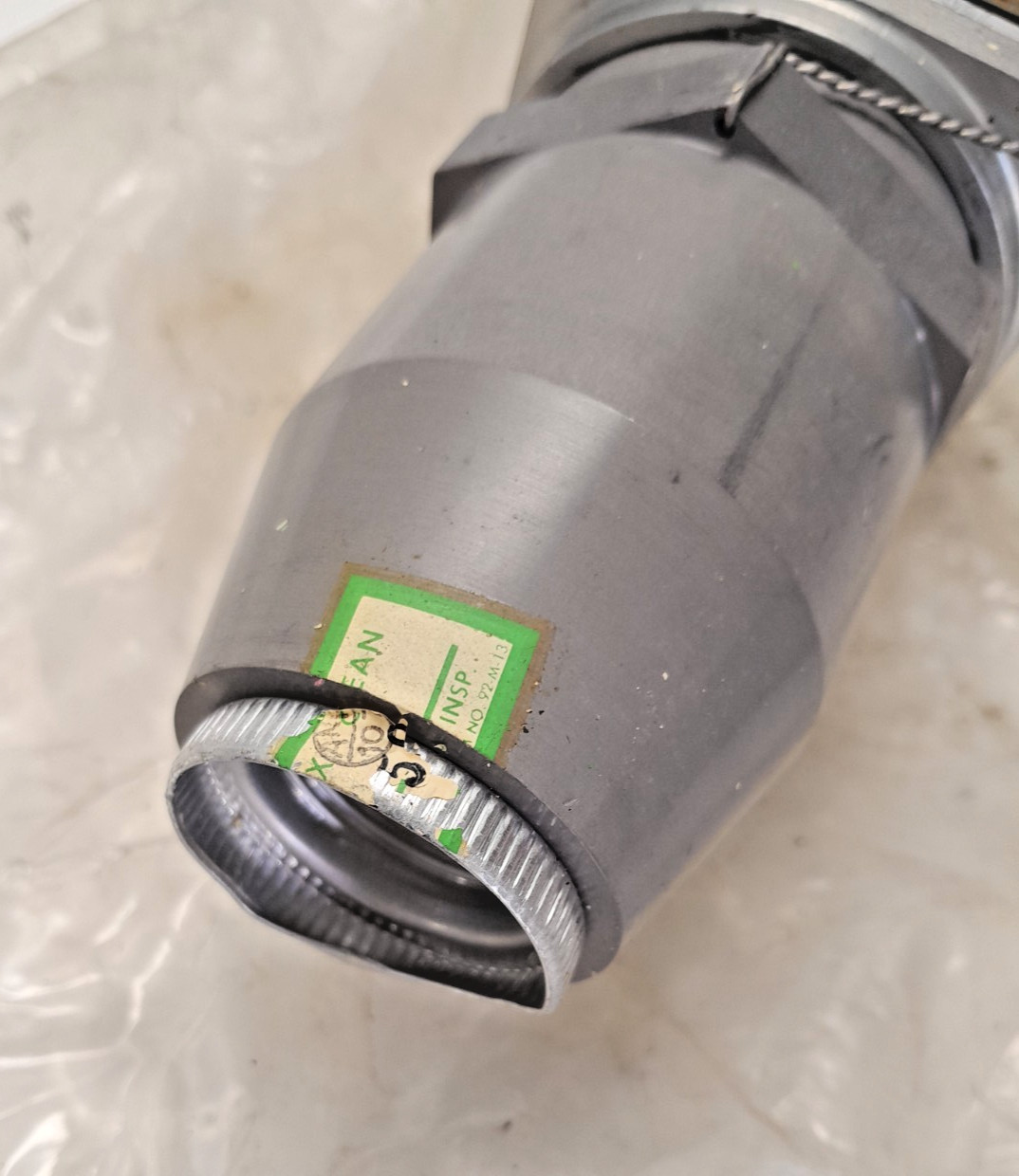 Surplus NOS Rocketdyne Liquid Oxygen LOX Fill and Check Valve Rocket Engine NASA