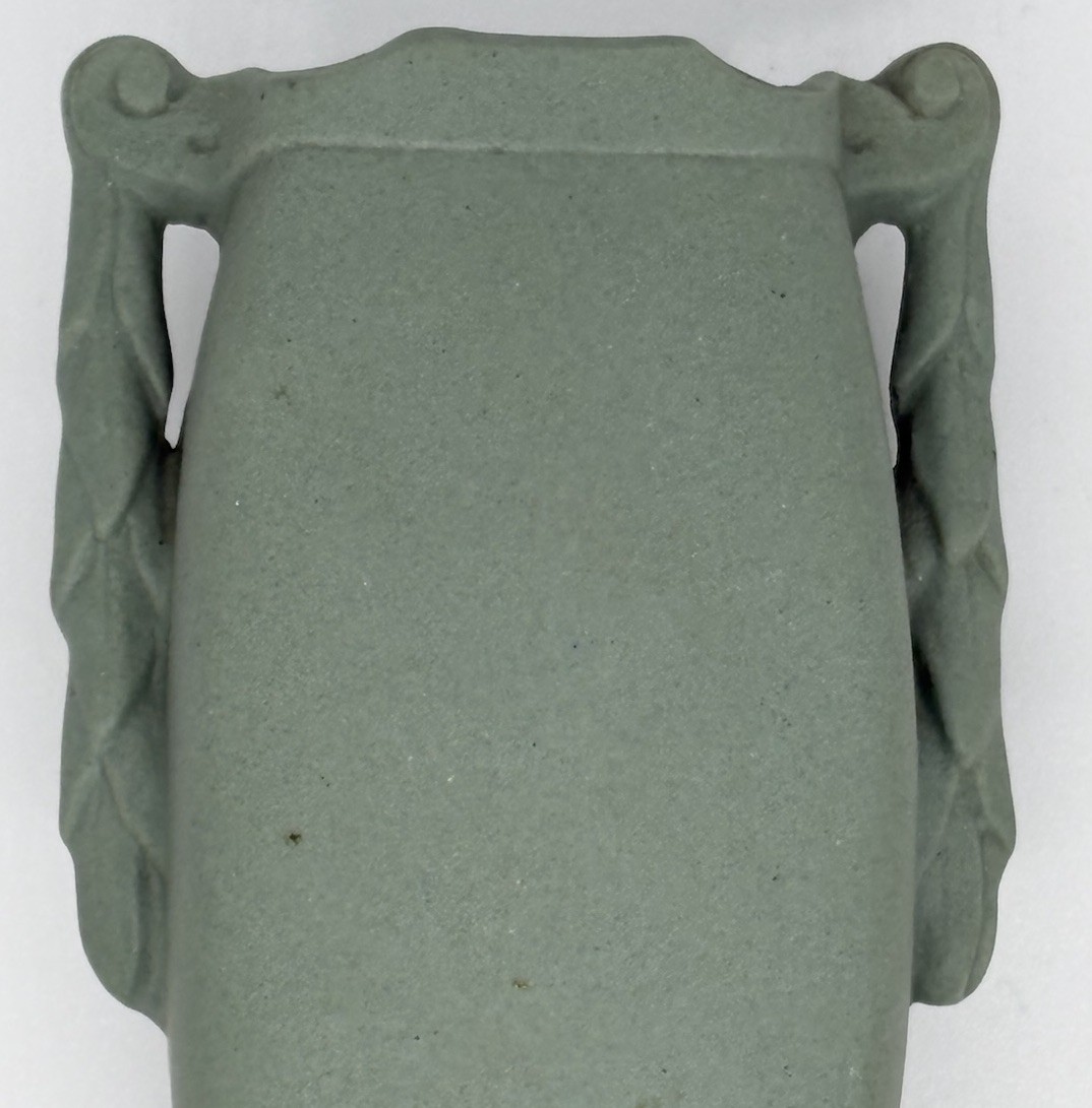 Antique German Commemorative Bisque Vase Kaiser Wilhelm Franz Joseph 1779 c.1914