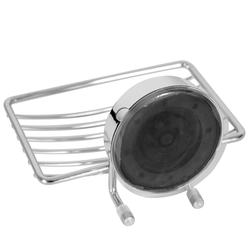 Soap Dish Mounted Wall Holder Bathroom Shower Basket Storage Box Stainless Steel