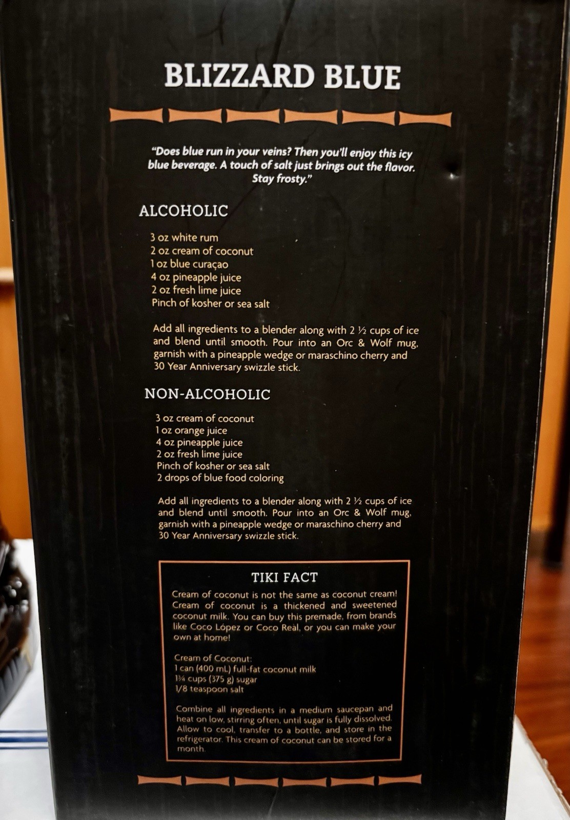 Blizzard 30th Anniversary World Of Warcraft Tiki Farm Tiki Mug Orc & Wolf