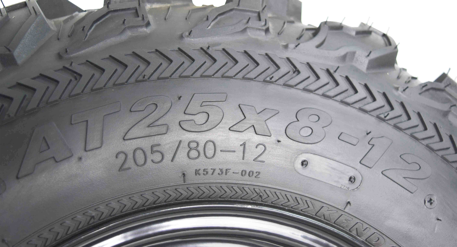 Kenda Bear Claw EX 25x8-12 F 25x10-12 R ATV 6 PLY Tires Bearclaw - 4 Pack Set