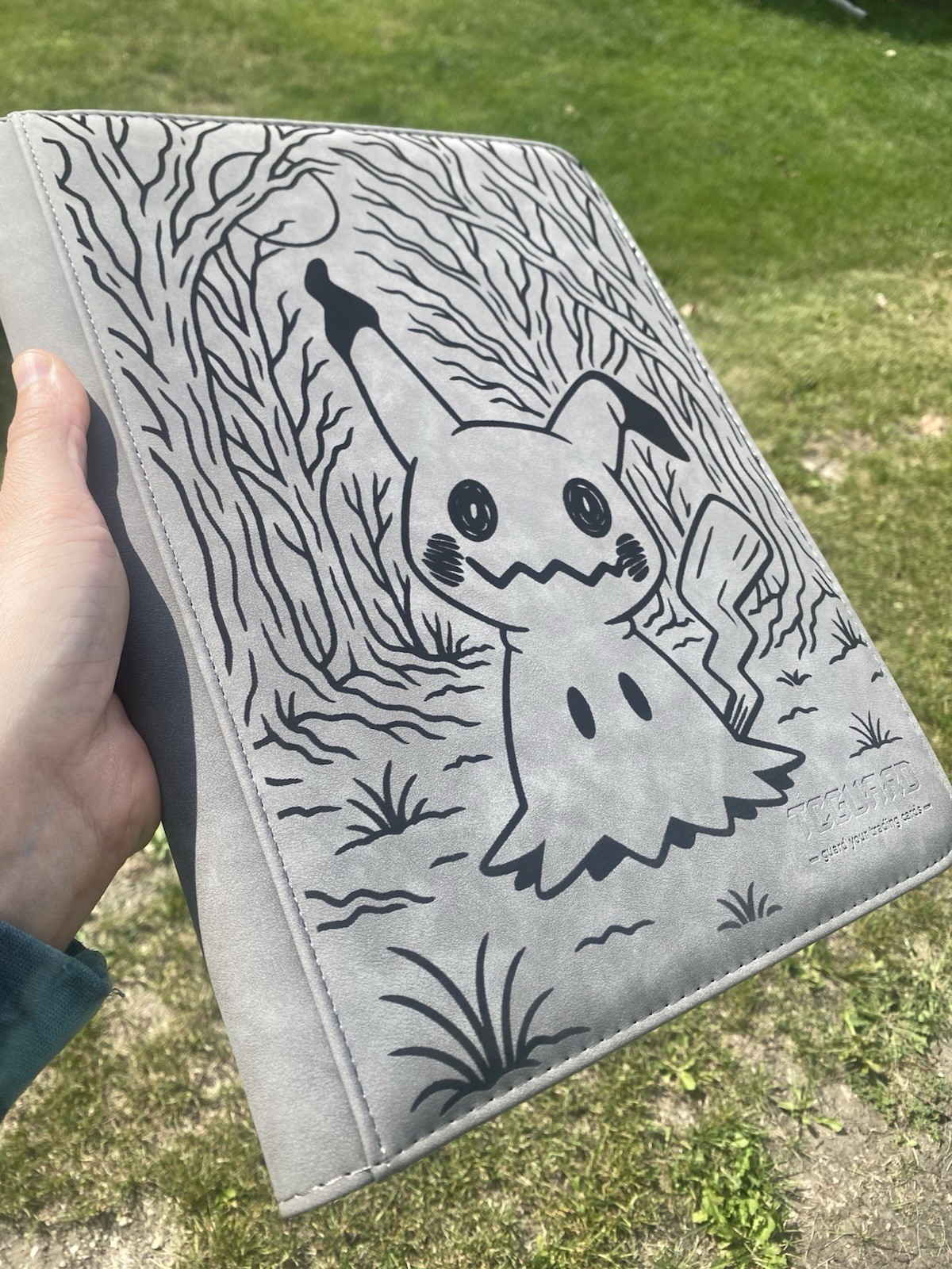 Pokémon Mimikyu Laser Engraved Binder/ Made To Order! Engraved/Shipped In USA
