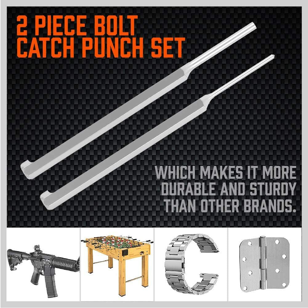 7PC Roll Pin Starter & Bolt Catch Install Punch Set 1/16" 5/64" 3/32" 1/8" 5/32"