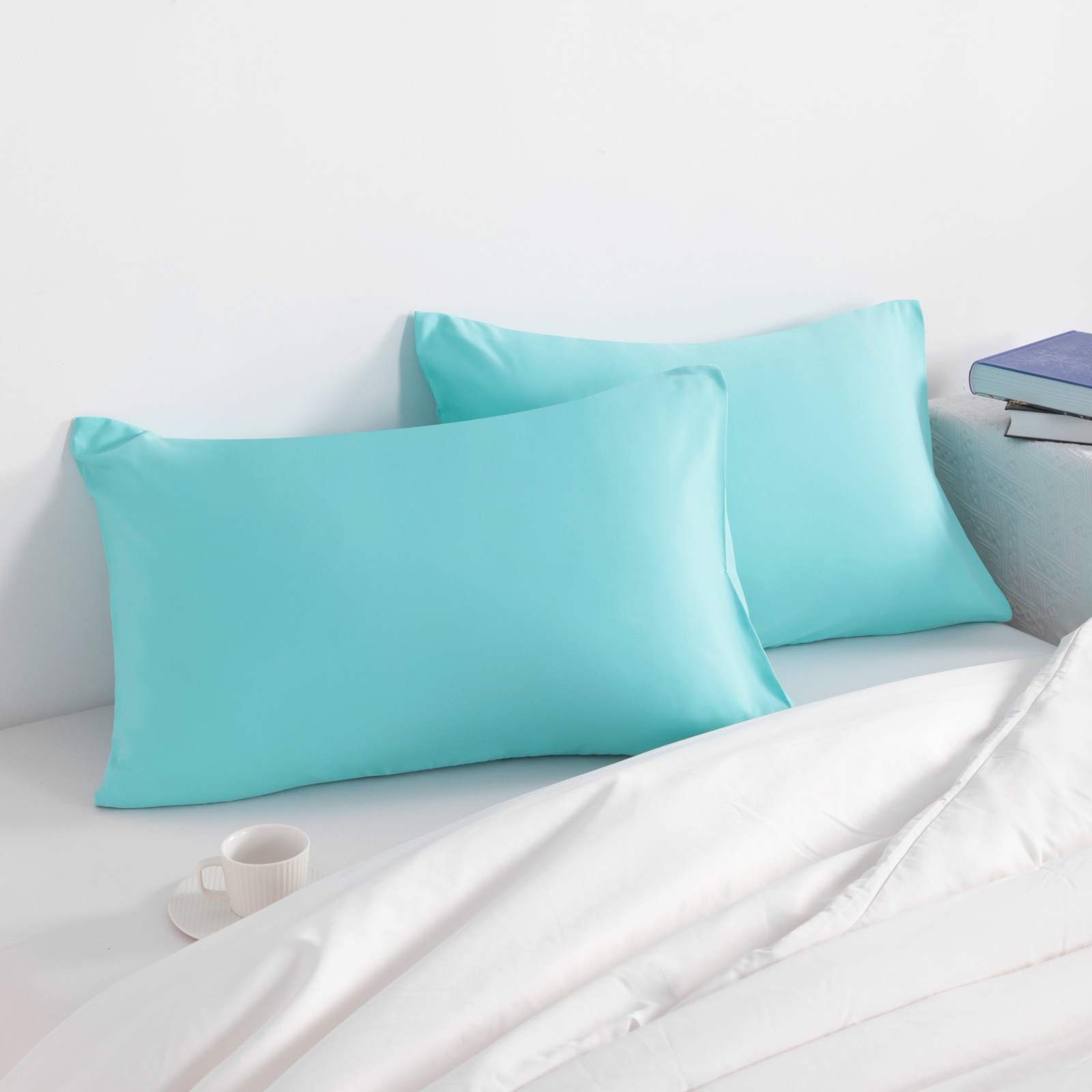 Soft and Skin-friendly Brushed Microfiber Pillowcases Set of 2, All Size