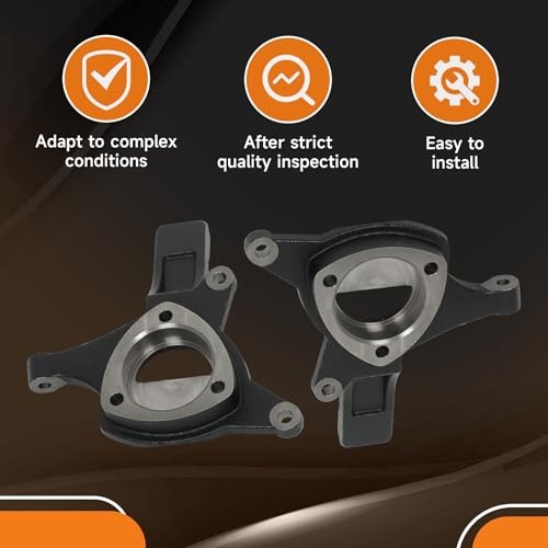 4.5" Lift Spindles Knuckles Replacement for Silverado 1500 Sierra 1500 2WD