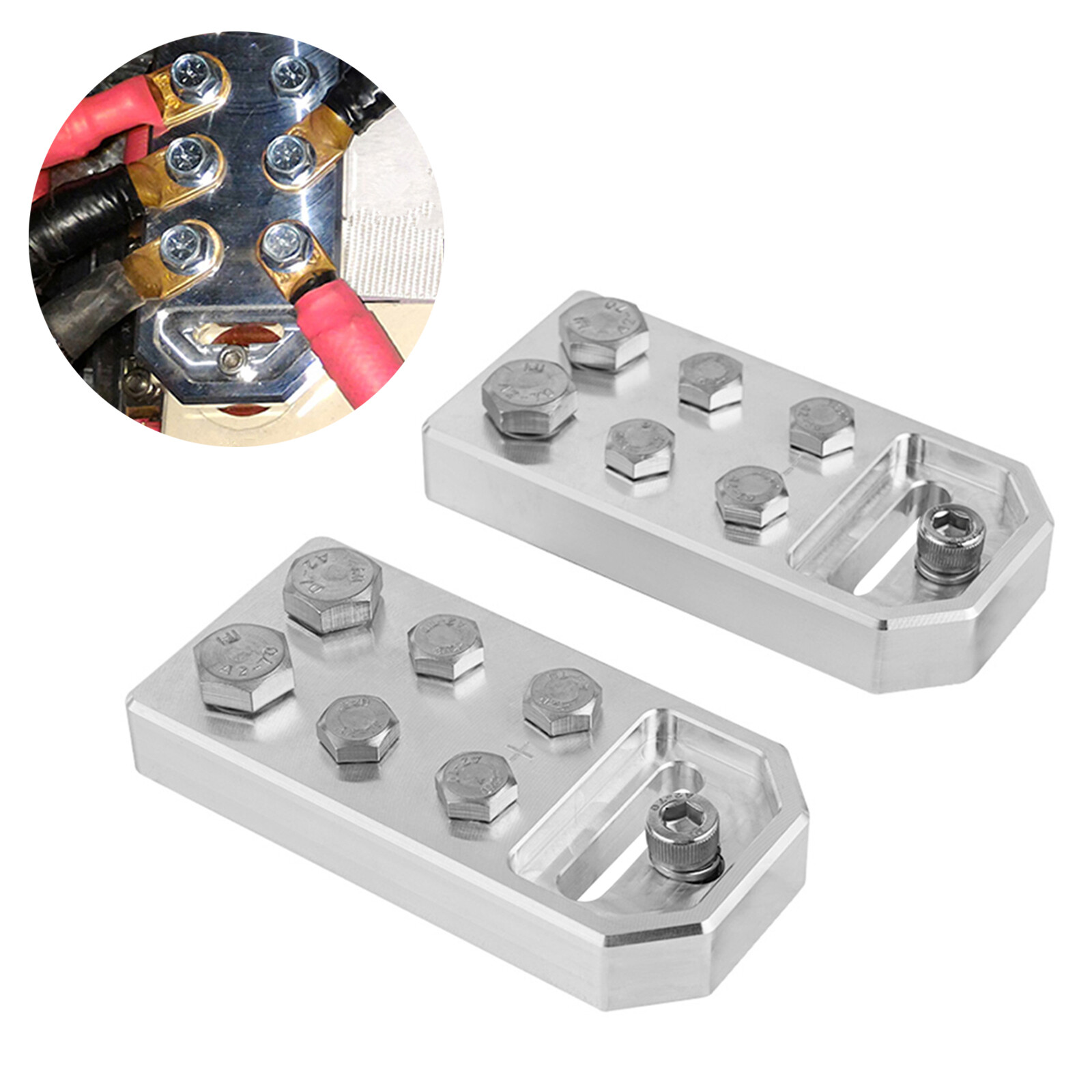 6 Spot Flat Battery Terminal BOLT USE ONLY +/- For XS Power M6 Standard Battery