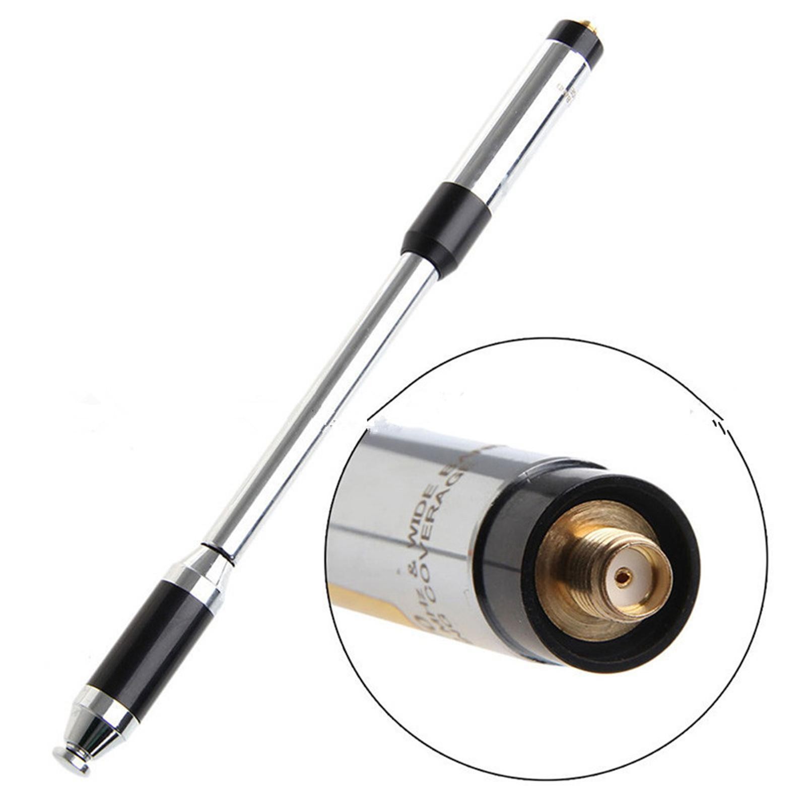 RH770 SMA-Female Dual Band VHF/UHF Telescopic Antenna For Baofeng BF-888S BF-V6