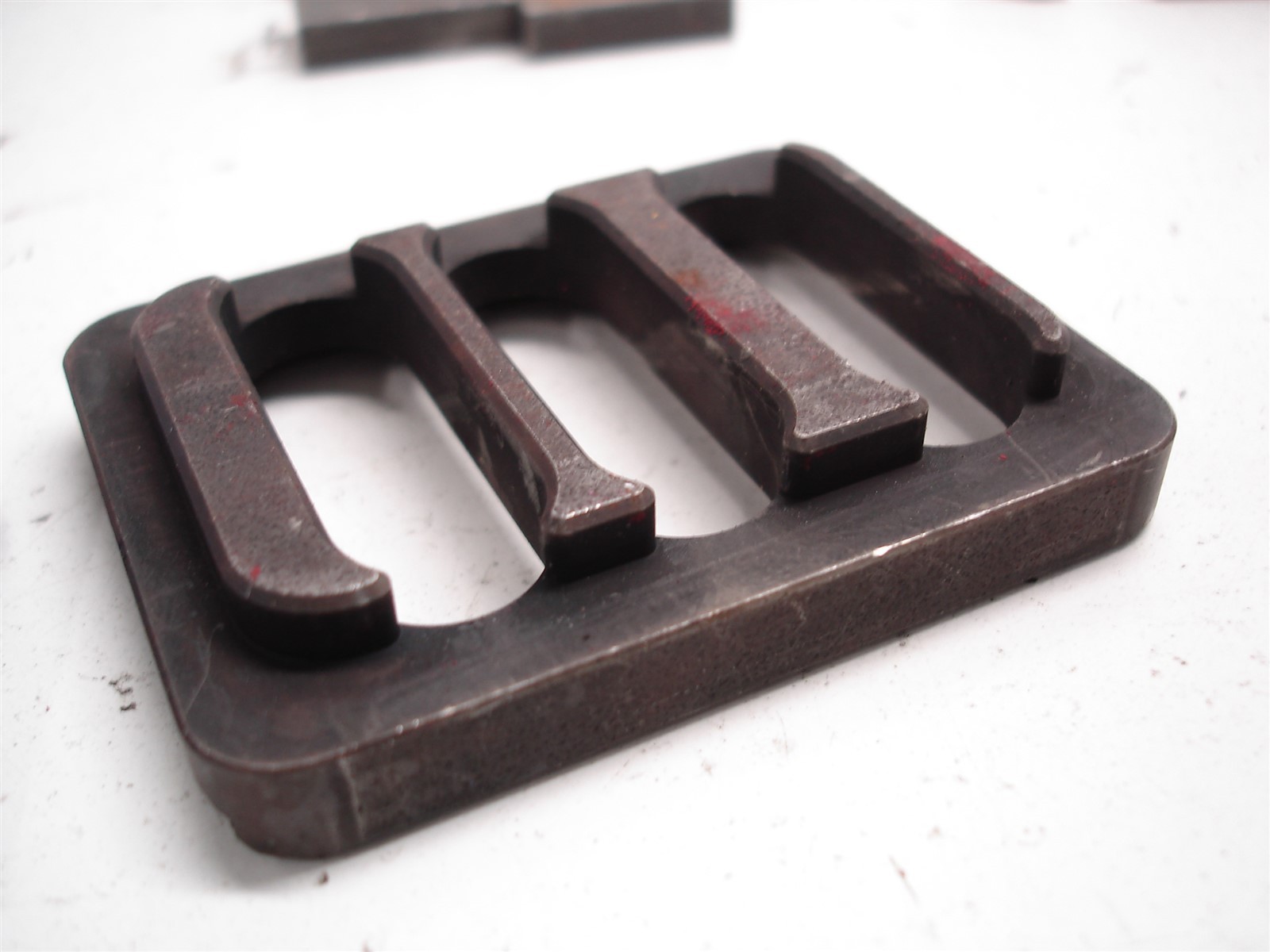 77 NASCAR LOWER CONTROL ARM ECCENTRIC SLUGS & POCKET SLUG PLATES - STEEL & ALUM