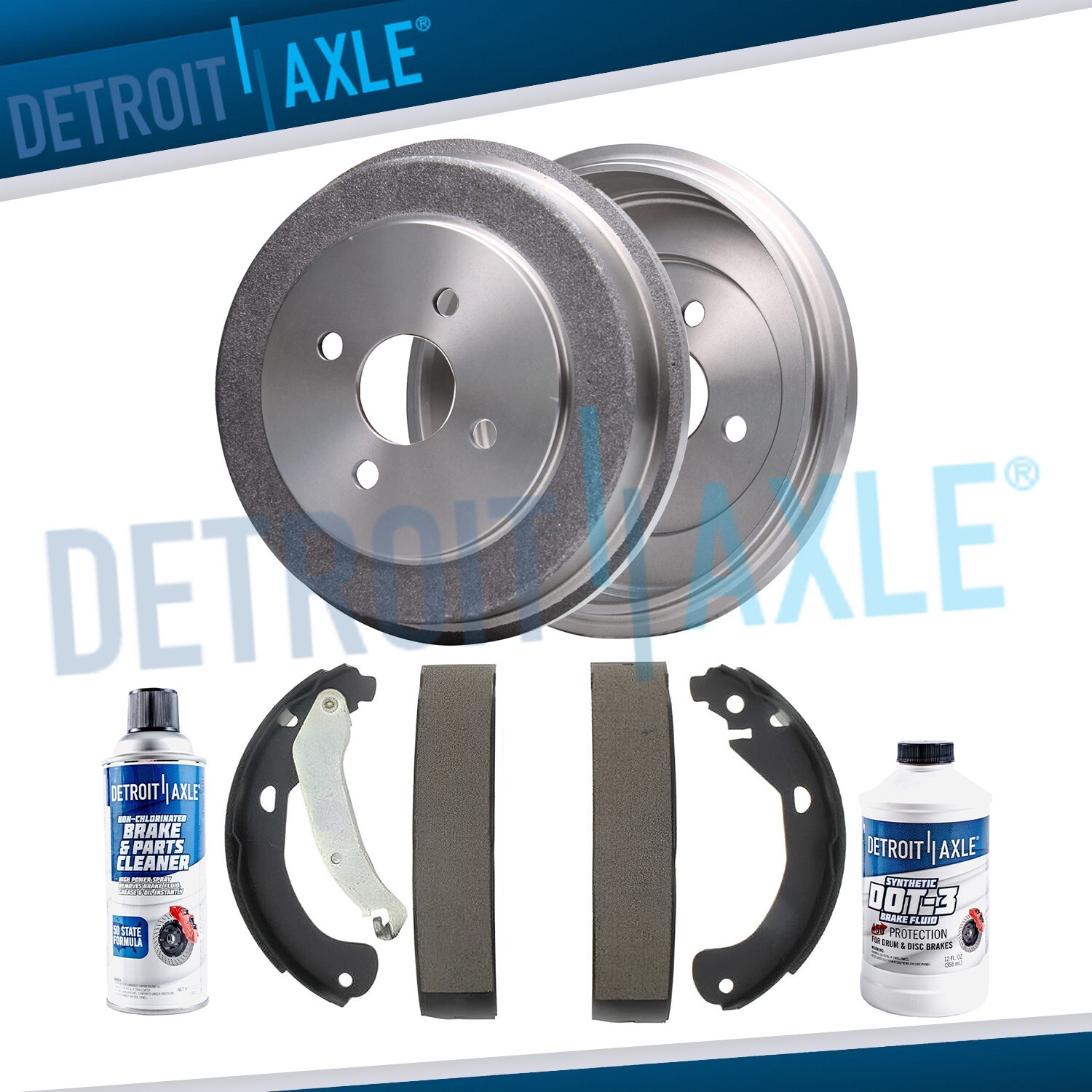 4 Lug Rear Drum Brake Shoes for 2003 - 2008 Saturn Ion Chevy Cobalt Pontiac G5