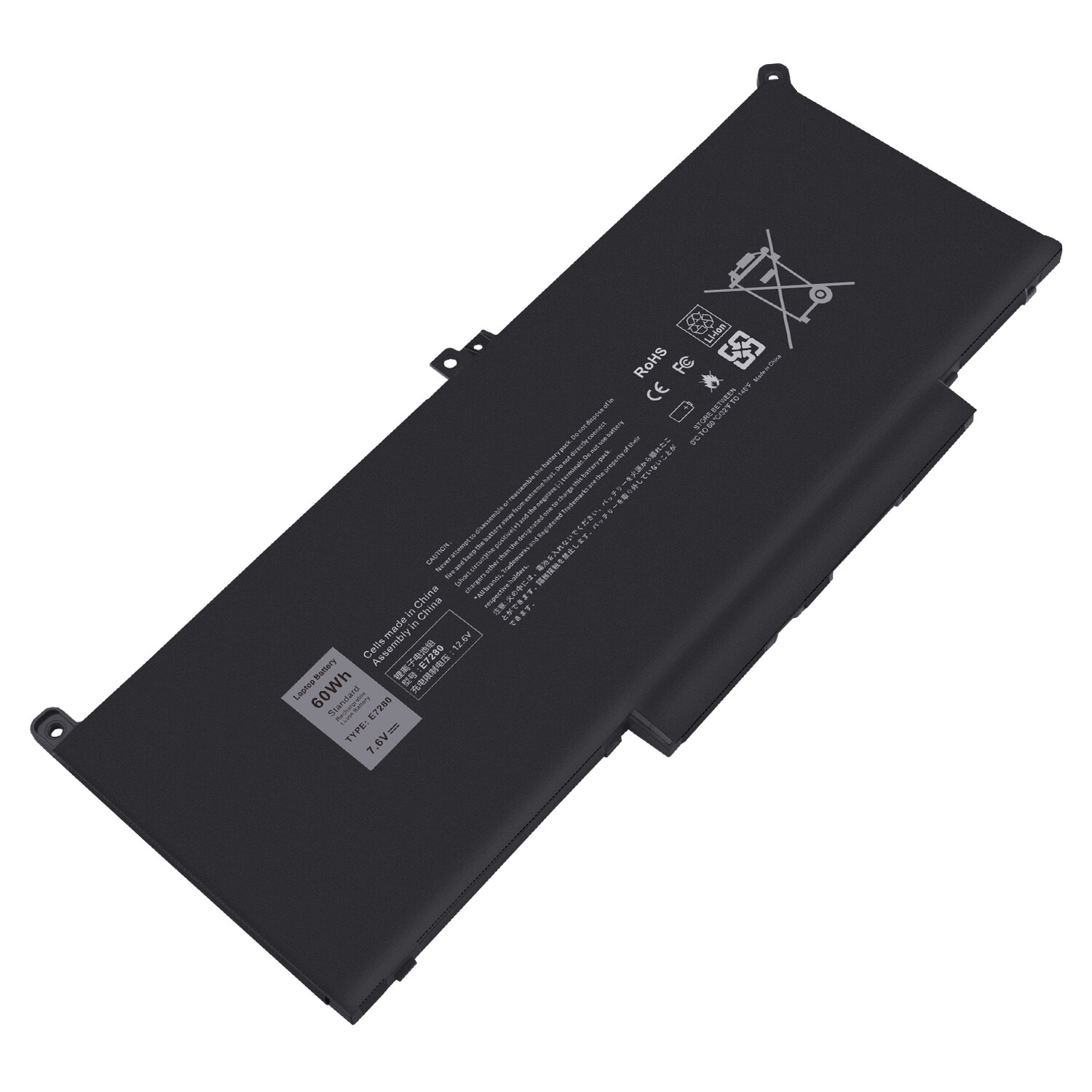 ✅F3YGT Battery For Dell Latitude 7280 7480 7380 7290 7390 7490 7300 7400 60Wh US