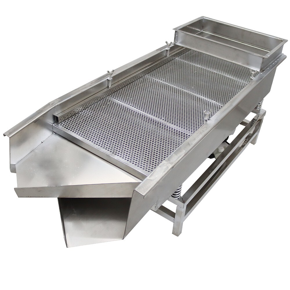 Double Layers Vibrating Screener Platform Shaker 220V Stainless