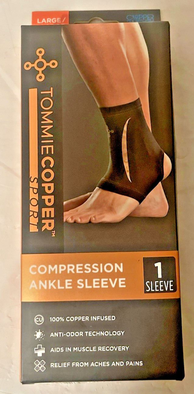 Tommie Copper Ankle Compression Sleeve Joint Ankle Pain Relief L / XL