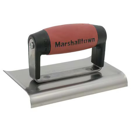 Marshalltown 136D Hand Edger,6 X 3 In,3/8 In Radius,Steel