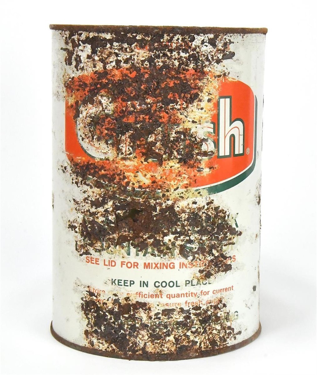 Vintage Orange Crush Soda Pop Fountain Syrup Gallon Advertising Can Tin
