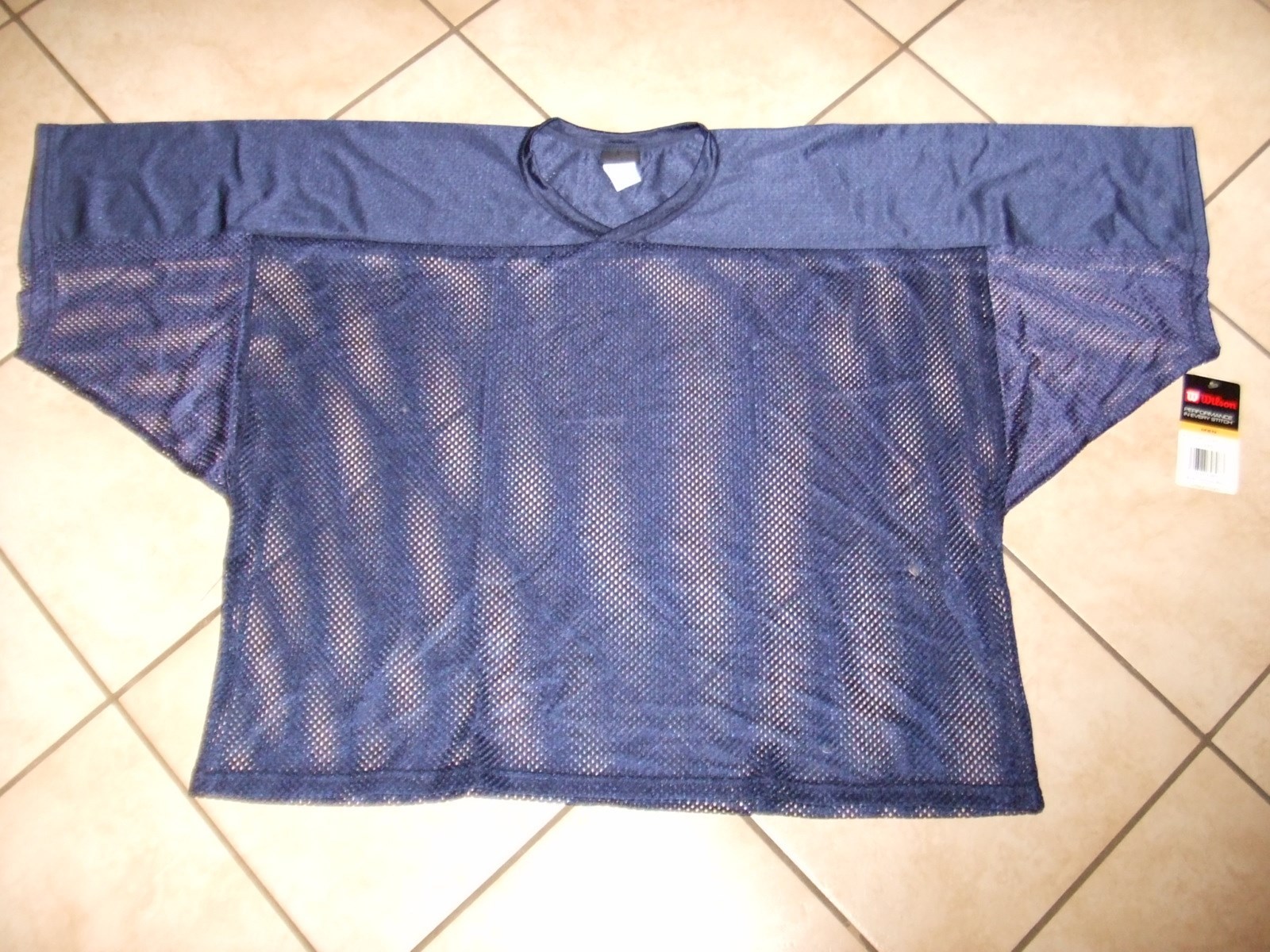 NEW Wilson F7845 Adult PORTHOLE Mesh Practice Football Jersey Many Colors Sizes