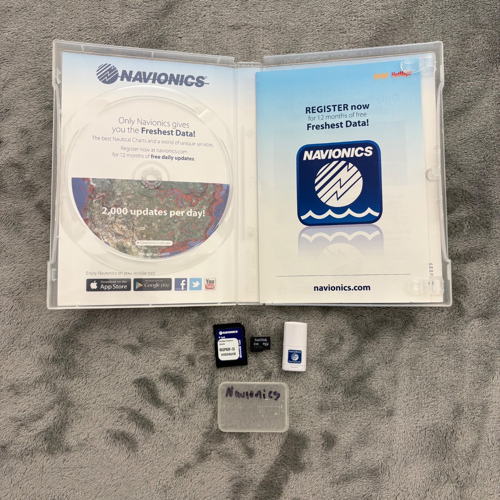 Navionics HotMaps Canada Premium C6 Micro SD Card Canada